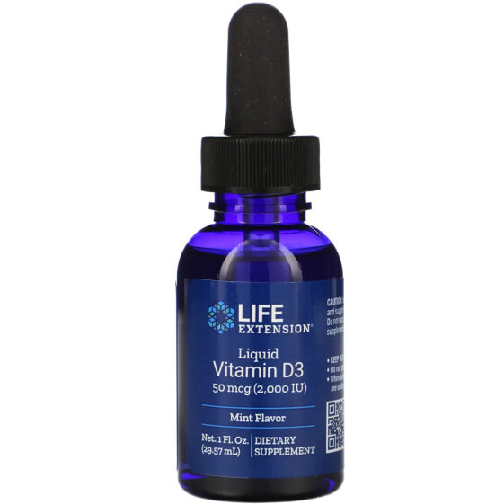 Liquid Vitamin D3, Mint, 1 fl oz (29.57 ml)