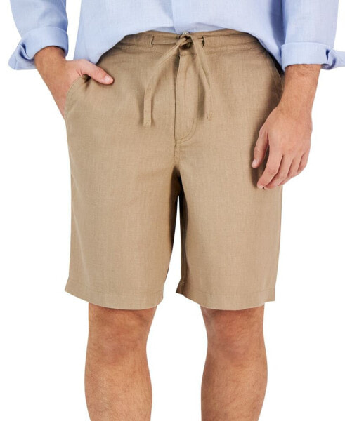 Men's 100% Linen Drawstring Shorts, Created for Macy's