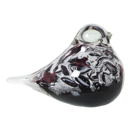 Decorative Figure Alexandra House Living Crystal Bird 12 x 7 x 8 cm