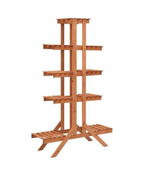 Plant Stand 32.7"x9.8"x52" Solid Firwood