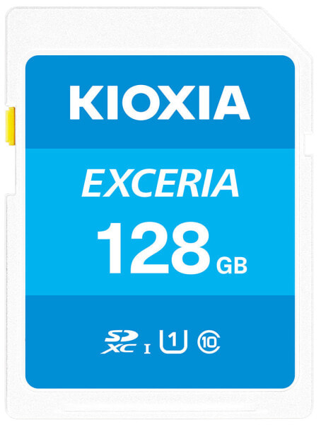 Kioxia Exceria - 128 GB - SDXC - Class 10 - UHS-I - 100 MB/s - Class 1 (U1)