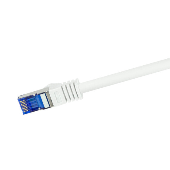 Сетевой кабель LogiLink Patchkabel Ultraflex Cat.6a S/Ftp белый 1 м - Cable - Network