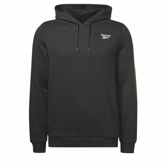 Толстовка с капюшоном мужская Reebok Left Chest Logo Чёрный