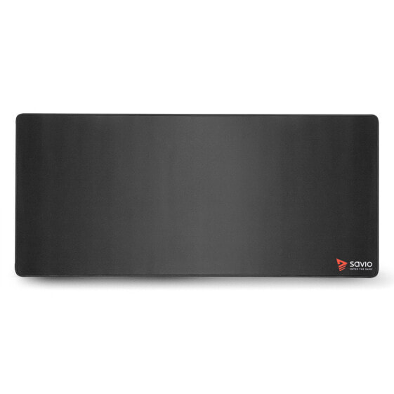 Savio Black Edition Turbo Dynamic L - Black - Monochromatic - Rubber - Non-slip base - Gaming mouse pad