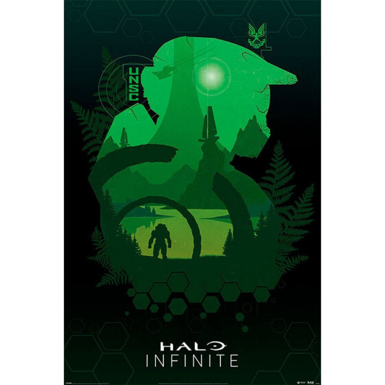 Картина панно Pyramid Halo Infinite Lakeside