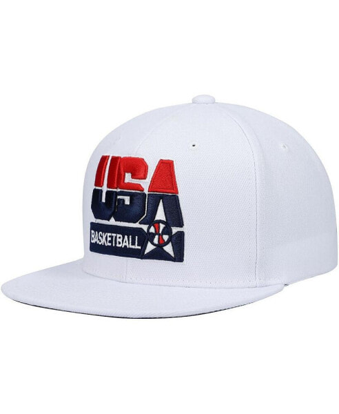 Men's White USA Basketball 1992 Dream Team Snapback Hat