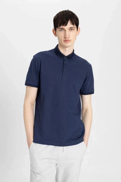 Slim Fit Basic Kısa Kollu Polo Tişört
