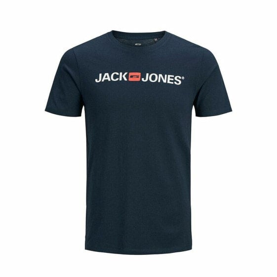 Футболка с коротким рукавом мужская JJECORP LOGO TEE SS O-NECK NOSS Jack & Jones 12137126 Тёмно Синий