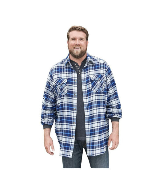 Tall Plaid Flannel Shirt