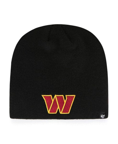 Men's Black Washington Commanders Secondary Beanie