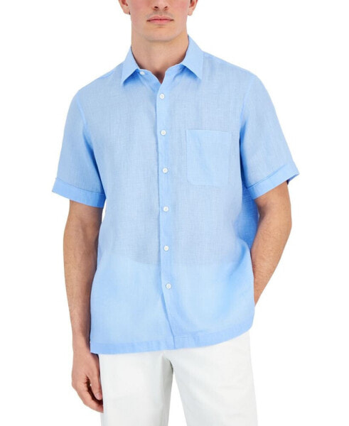 Men's 100% Linen Shirt, Created for Macy's