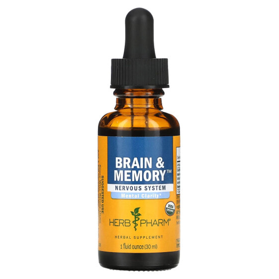 Улучшение памяти и работы мозга Herb Pharm Бренн и Мемори 30 мл