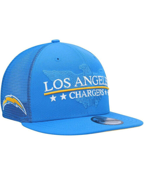 Men's Powder Blue Los Angeles Chargers Totem 9FIFTY Snapback Hat