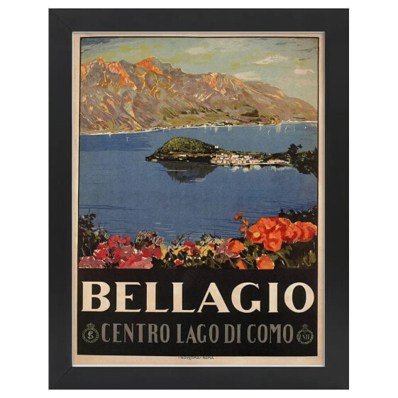 Bilderrahmen Poster Bellagio