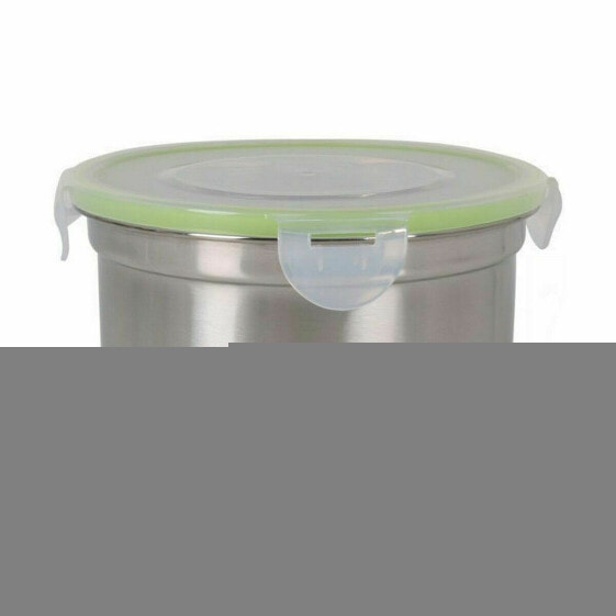 Hermetic Lunch Box Quttin Circular 900 ml Stainless steel (12 Units)