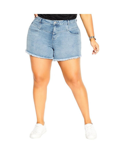 Plus Size Off Duty Corset Short