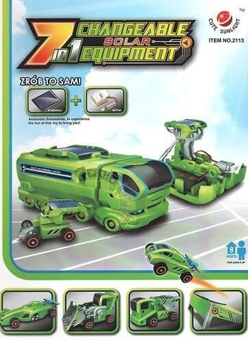Игрушка-робот Soliton Robot Solarny 7 в 1, ciężarówka (221745)
