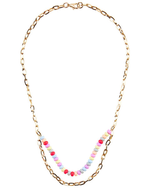 Rainbow Chain Necklace One Size