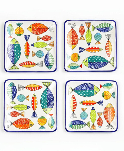 Freshcatch Canape Plates Set, 4 Piece