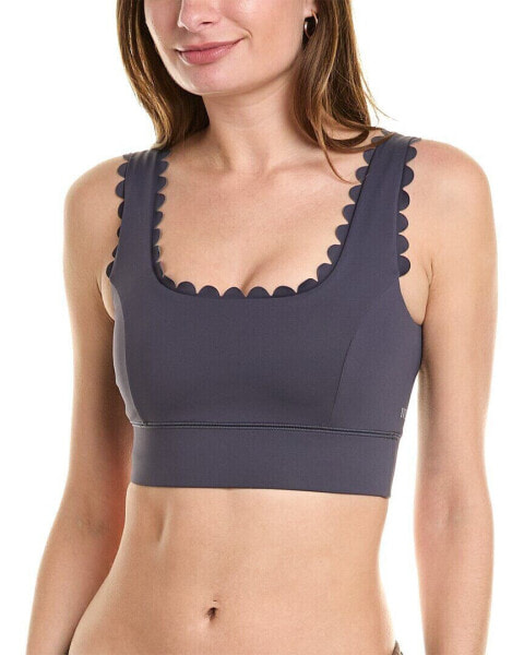 Ivl Collective Scallop Bra Women's Grey 4