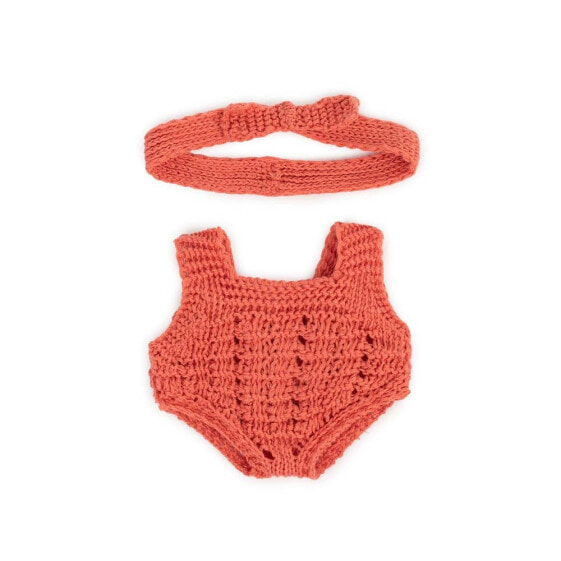 MINILAND Knitted Outfit 21 cm Rompers&Headband clothing set