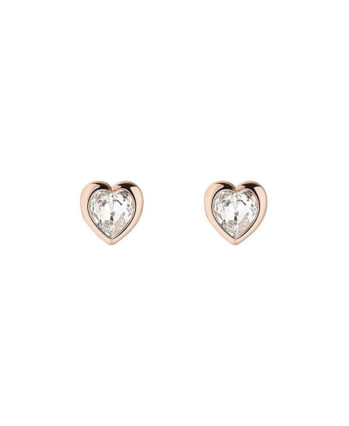 HAN: Crystal Heart Earrings For Women