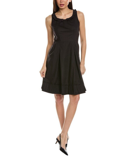 Frances Valentine Mia A-Line Dress Women's Black M