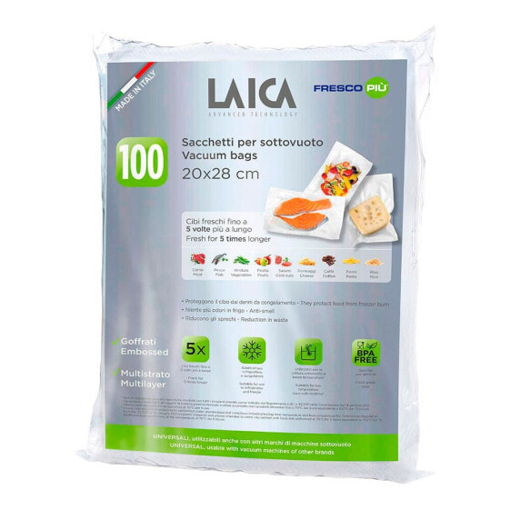 LAICA Vacuum Packaging Bags 20x28 cm 100 Units