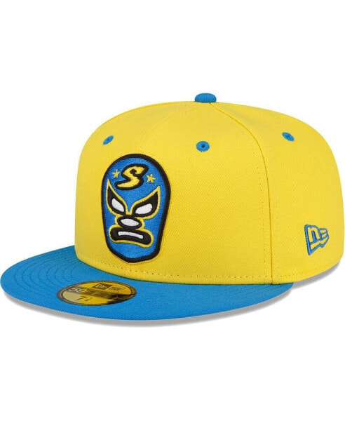 Men's Yellow Sacramento River Cats Copa De La Diversion 59FIFTY Fitted Hat