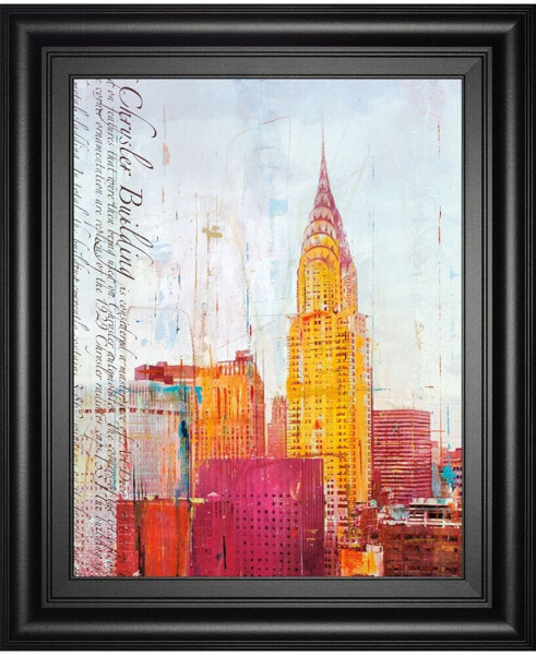 The City That Never Sleeps I by Haub Framed Print Wall Art, 22" x 26"