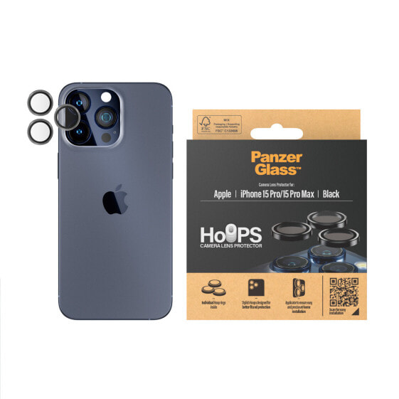 PanzerGlass Hoops Camera Lens Protector iPhone 15 Pro/15 Pro Max