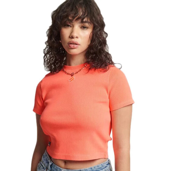 SUPERDRY Code Essential Fitted Crop T-shirt