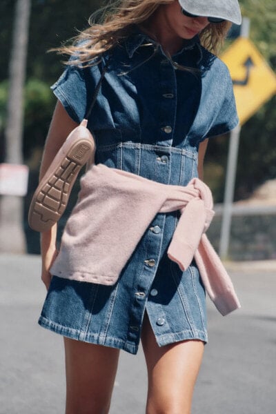 DENIM MINI DRESS Z1975