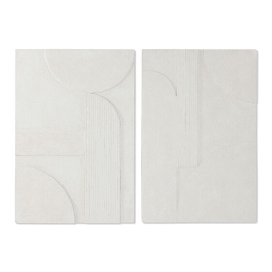 Настенный декор Home ESPRIT Белый современный 80 x 5 x 120 cm (2 штук)