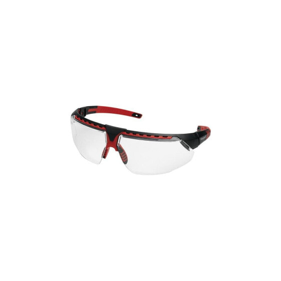 Honeywell Schutzbrille Avatar EN 166 Bügel schwarz/rot, Hydro-Shield klar