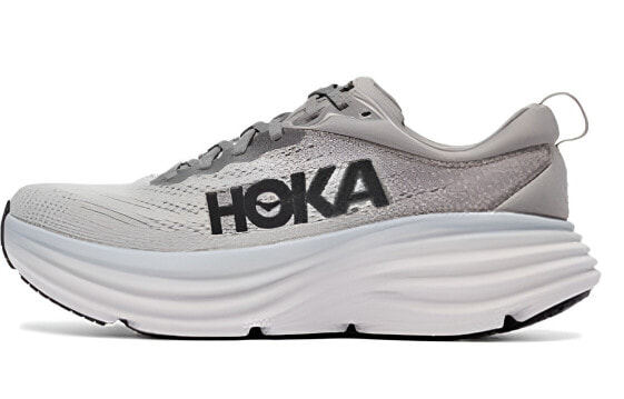 Кроссовки мужские HOKA ONE ONE Bondi 8 серого цвета