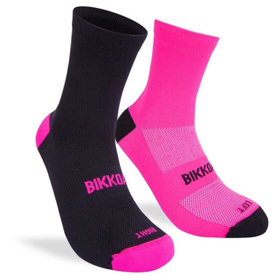 Носки половинчатые BIKKOA Mixed Fluorescent Fuchsia