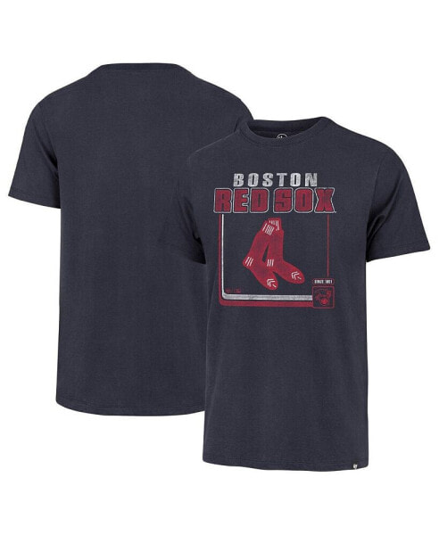 Men's Navy Boston Red Sox Borderline Franklin T-shirt