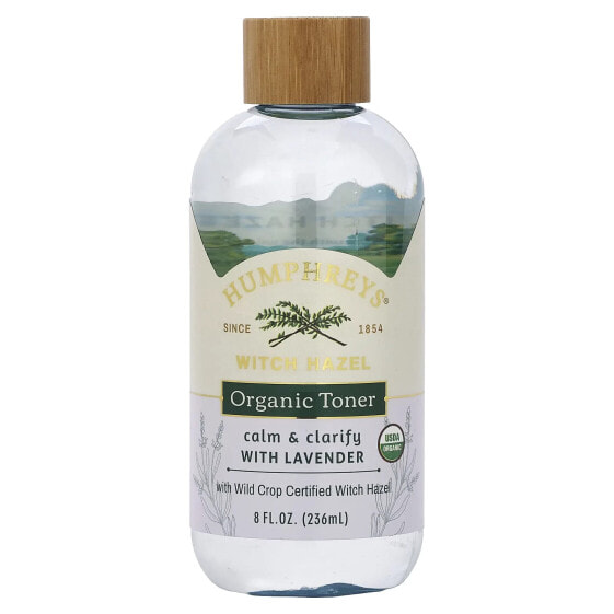 Witch Hazel, Organic Toner with Lavender, Calm, & Clarify, 8 fl oz (236 ml)