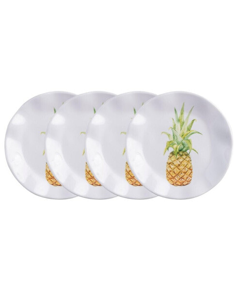 Melamine Aloha 5.5" Canape Plate Set/4