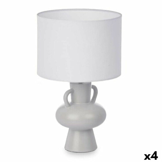Настольная лампа Декор Grey Ceramic 24 x 39,7 x 24 см (4 шт) Gift Decor