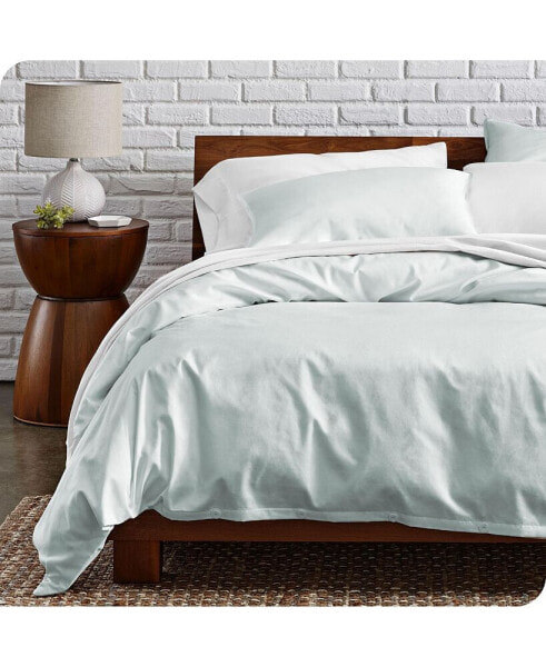 Organic Cotton Percale Duvet Cover Set King/California King