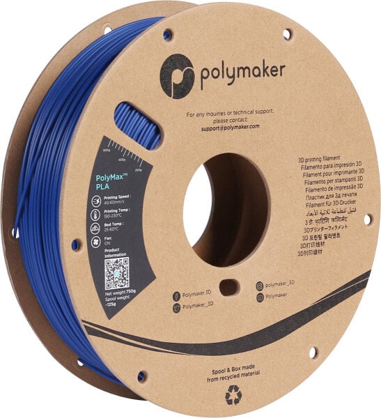Филамент для 3D-принтера Polymaker PA06005 PolyMAX Tough высокой прочности и ударопрочный 1.75 мм, 750 г, голубой