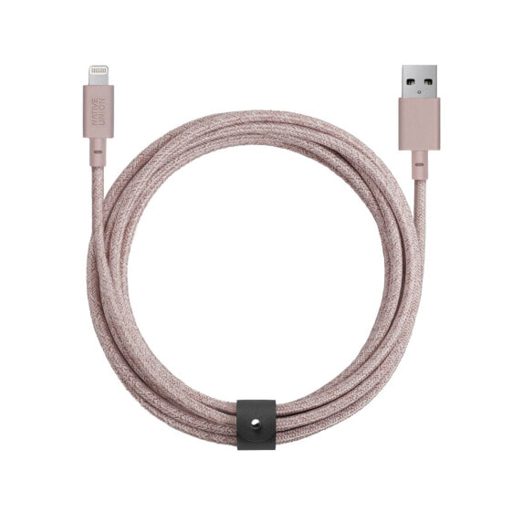 Native Union Belt USB-A auf Lightning Kabel"Rosa USB-A auf Lightning 3m