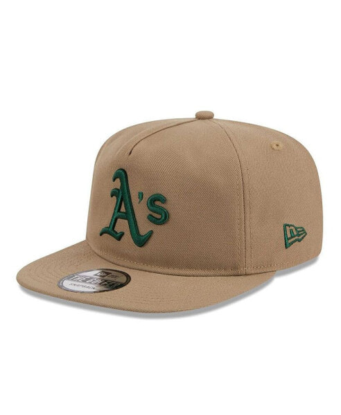 Men's Khaki Oakland Athletics Golfer Adjustable Hat