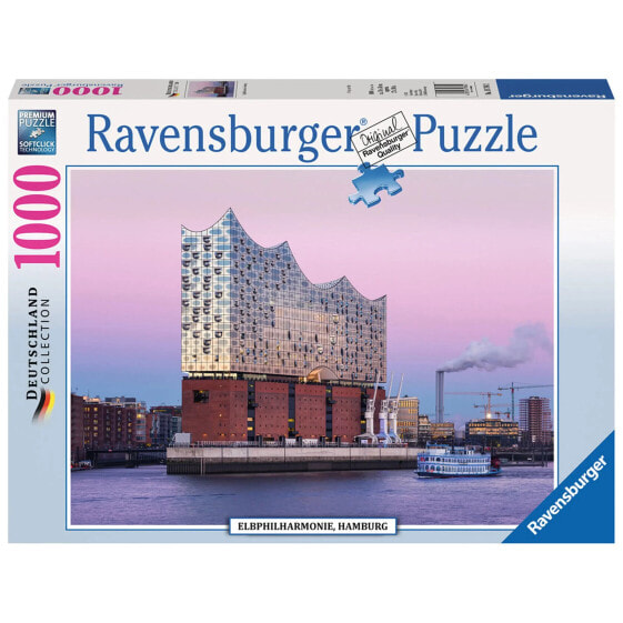 Пазл для взрослых Ravensburger Deutschland Collection Elbphilharmonie Hamburg 1000 шт.