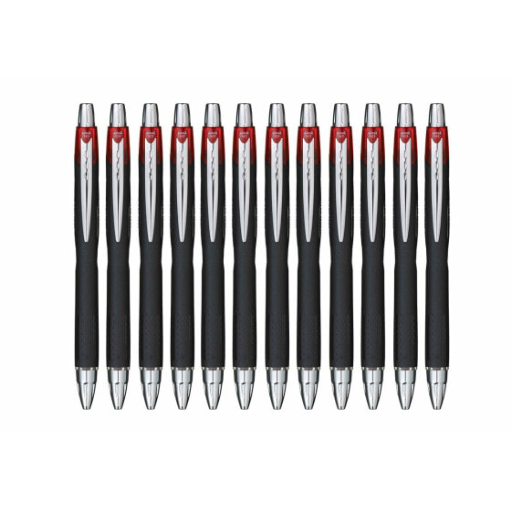 Liquid ink pen Uni-Ball Rollerball Jetstream SXN-210 Red 1 mm (12 Pieces)