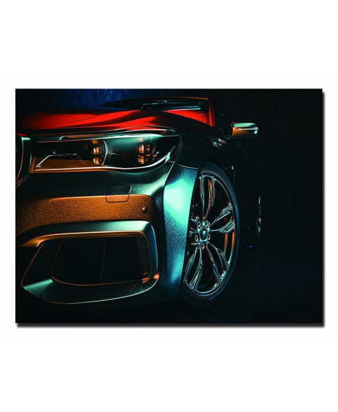 Midnight Sedan Acrylic Wall Art (32 H X 48 W)