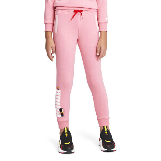 Puma X Peanuts Sweatpants Toddler Girls Pink Casual Athletic Bottoms 589367-26