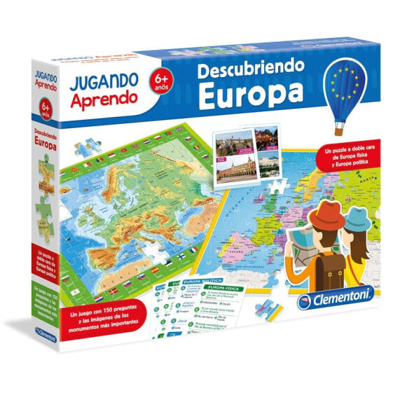 CLEMENTONI Geo Map Discover Europe In Spanish